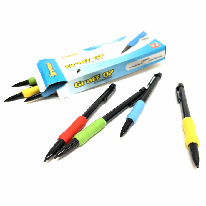 12 Mechanical Pencils 0.7mm HB #2 Fashion Barrels Long Last Home Office School