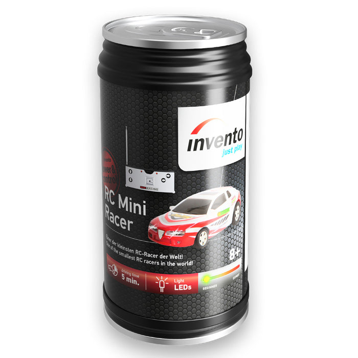 Remote Control Micro Racing Car Set Packed in a Soda Can Mini Speed RC Radio Toy