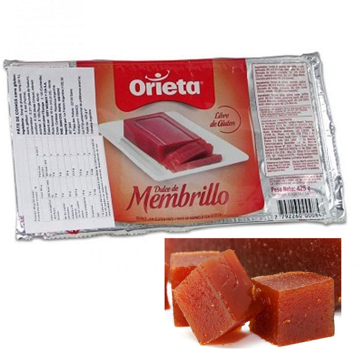 1 Dulce De Membrillo Orieta 425gr Gluten Free Quince Sweet Jelly Jam Spread New