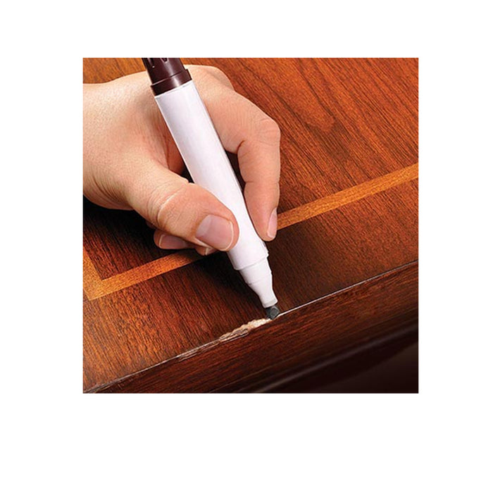 6 Pc Furniture Touch Up Marker Pen Wood Wax Scratch Repair Filler Remover Fix