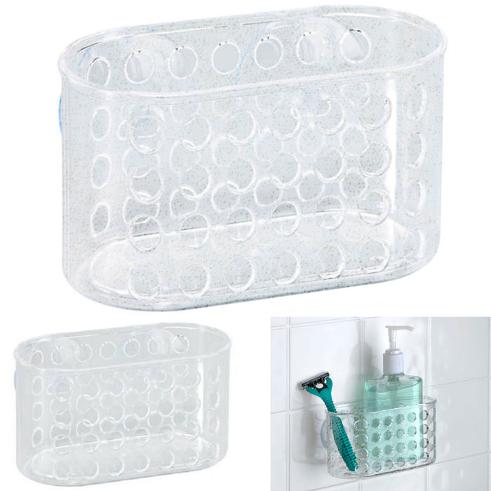 2 X Shower Caddy Bath Bathroom Organizer Storage Basket Soap Holder Suction Cups
