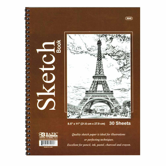 4 Pc Sketchbooks Sketch Pad Side Spiral Bound 8.5"X11" Artists Drawing Art Paper