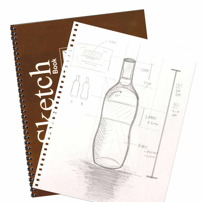 6 Pc Drawing Books Sketchbooks Sketch Pad Side Spiral Bound Art Paper 8.5"X11"