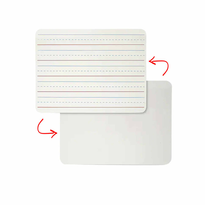 4 Pc BAZIC 9"X12" Mini Whiteboard Double Sided Dry Erase Lap Board Blank Primary