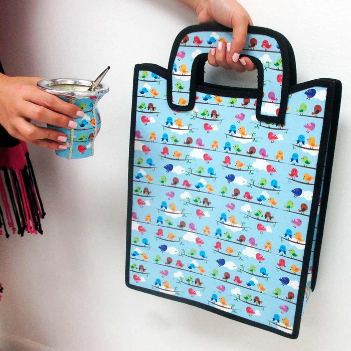 Yerba Mate Kit 5 Pc Argentina Gourd Straw Bombilla Bag 2 Containers Yerba Sugar