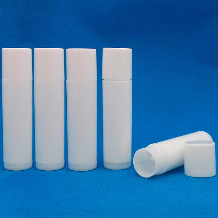 5 Pcs Empty Lipstick Lip Balm Container Tube Case Caps Jars Chapstick BPA Free