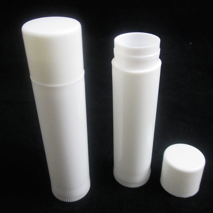 100 Pcs Empty Lipstick Lip Balm Container Tube Case Caps Jars Chapstick BPA Free