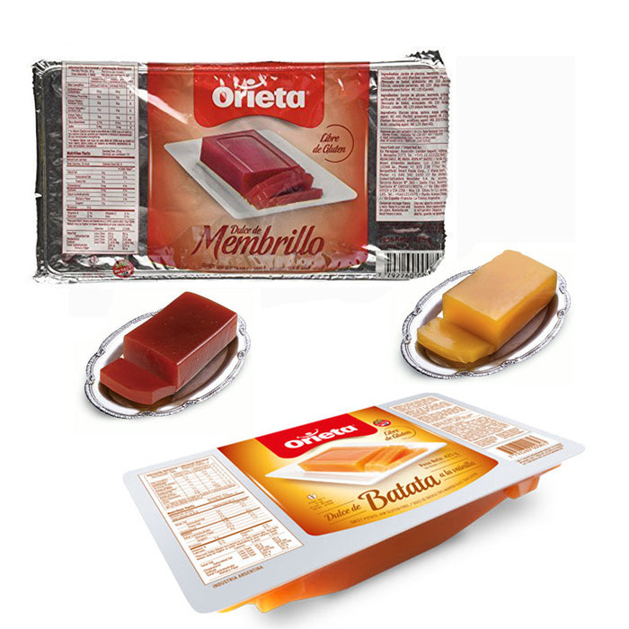 2 PACK DULCE DE BATATA DULCE MEMBRILLO SPREAD SWEET POTATO JAM QUINCE JELLY 850G