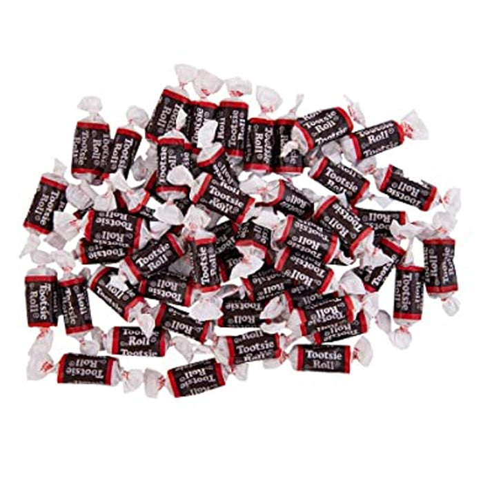 20 Bags Midgees Tootsie Rolls Chocolate Chewy 4 Pound Bulk Halloween Candy Treat