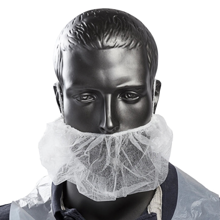 200 Pcs Disposable Beard Cover Hair Net Latex Free Cooking Protection Kitchen