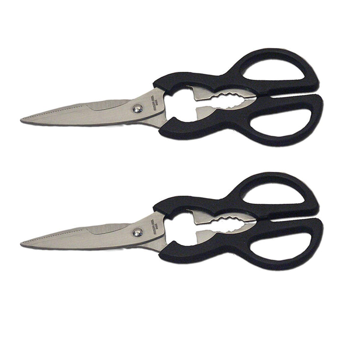 2 X 8 Kitchen Shears Scissors Meat Poultry Herbs Food Stainless Steel Blades