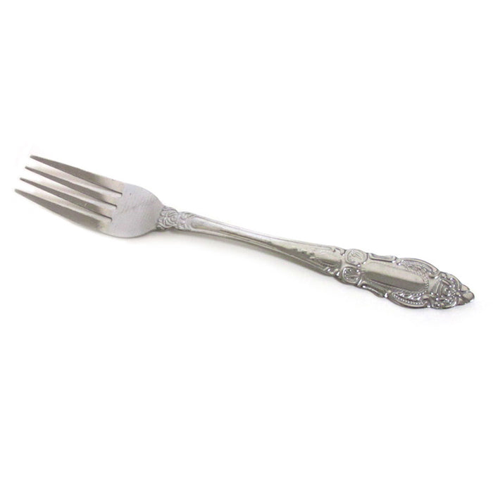 24 Dinner Forks Stainless Steel Set Cutlery Glossy Polished Dishwasher Safe 7.5"