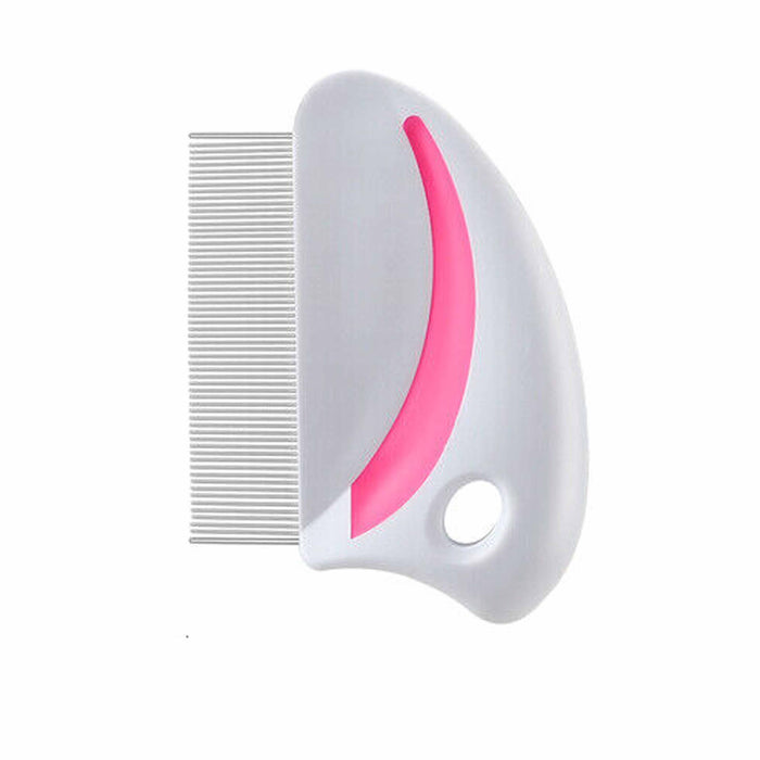 1 Pc Pet Comb Metal Teeth Dog Cat Flea Brush Stainless Steel Grooming Detangling