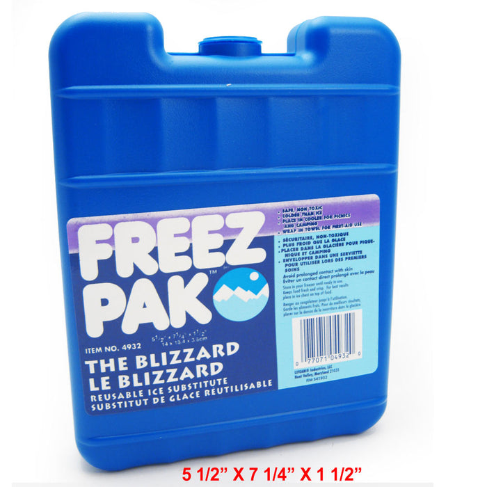 2 Blizzard Reusable Cold Ice Gel Compress Pack Instant Pain Cool Therapy Camping