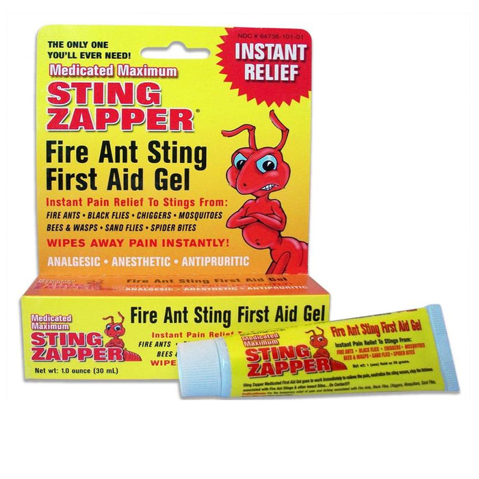 1 Fire Ant Bite Treatment Sting Zapper Gel Cream Bee Bed Bugs Mosquito First Aid