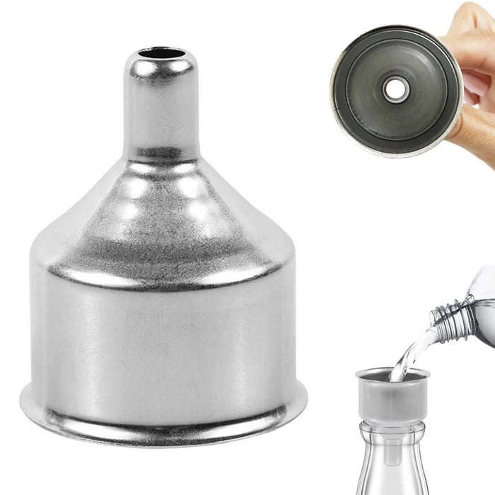 Mini Stainless Steel Funnel Multipurpose Oil Liquid Water Bottle Flask Kitchen