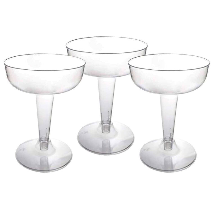 160 Pc Wedding Party Plastic Wine Champagne Flute Disposable Clear Glasses 4 Oz