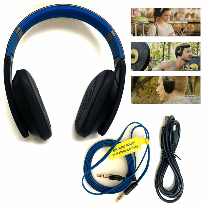 Bluetooth Fitness Headset Headphones Water Resistant Over Ear Stereo Gym Workout
