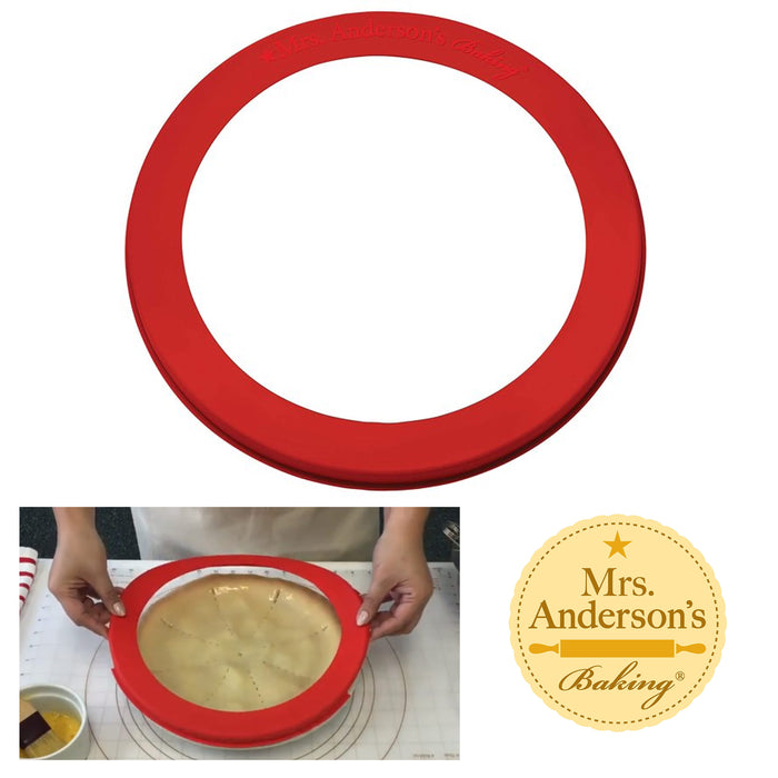 1 Pc Silicone Pie Crust Shield Baking Fits 9.5" to 10" Reusable Pan Frozen Pizza
