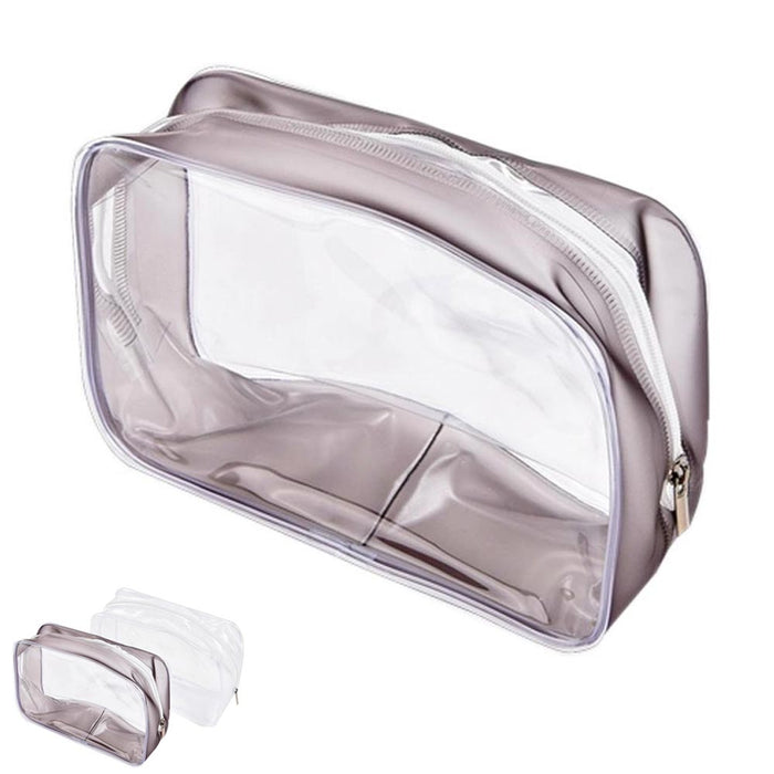 1PC Clear Toiletry Bag Zipper Purse Carry Pouch Travel Makeup Cosmetic Organizer