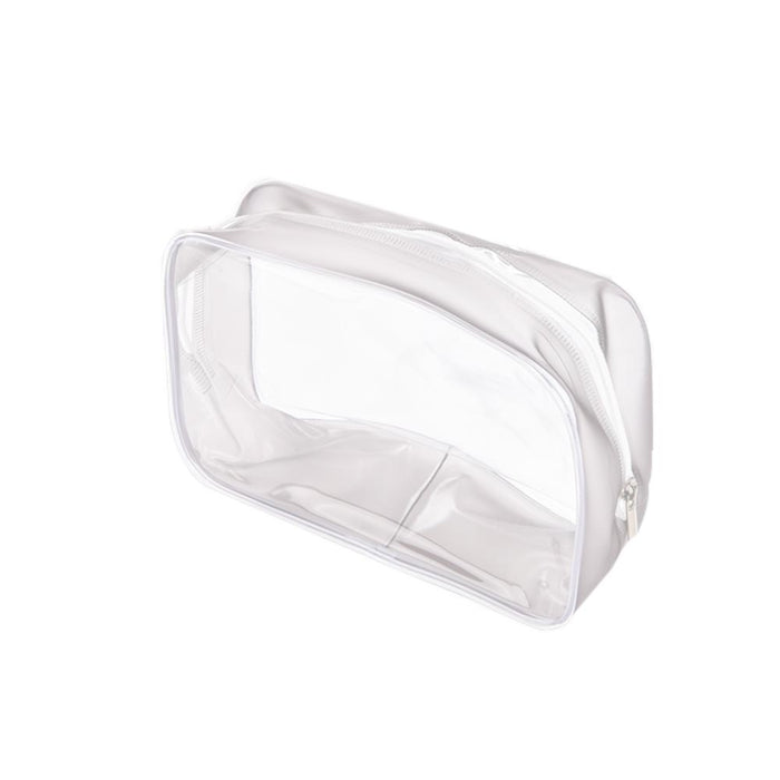 1PC Clear Toiletry Bag Zipper Purse Carry Pouch Travel Makeup Cosmetic Organizer