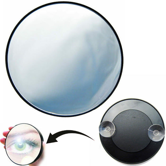 Magnifying Mirror 15X Suction Cup Makeup Compact Cosmetic Face Care Shave Travel