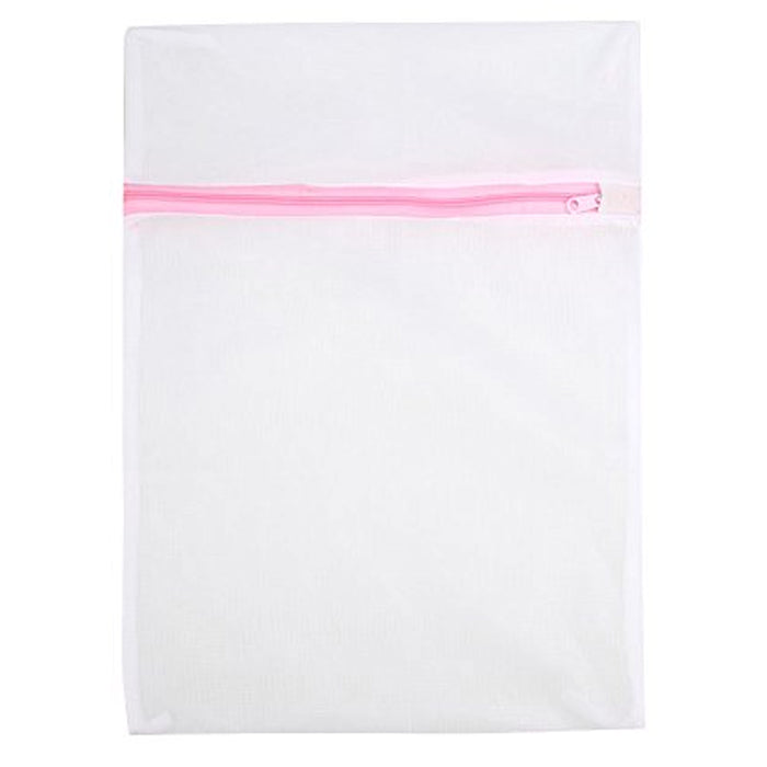 4 X Durable Mesh Laundry Bags Wash Delicates Zippered 11"x15" Lingerie Socks Bra
