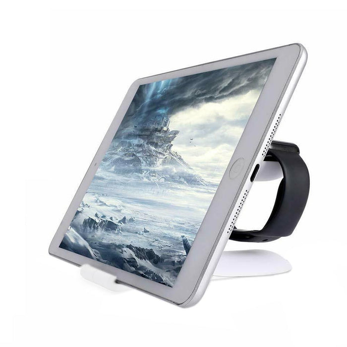 Cell Phone iWatch Stand 2 in 1 Charging Station Dock Tablet Holder Cradle Mount