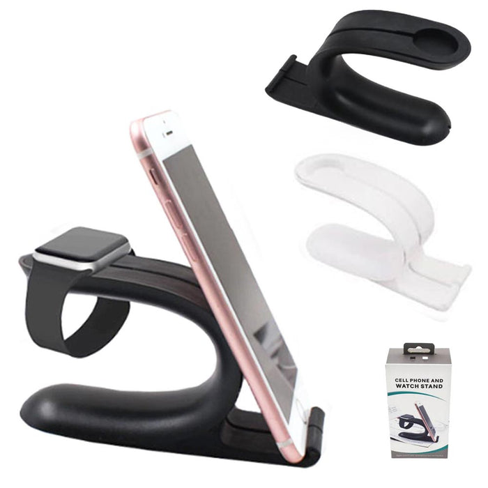 Cell Phone iWatch Stand 2 in 1 Charging Station Dock Tablet Holder Cradle Mount