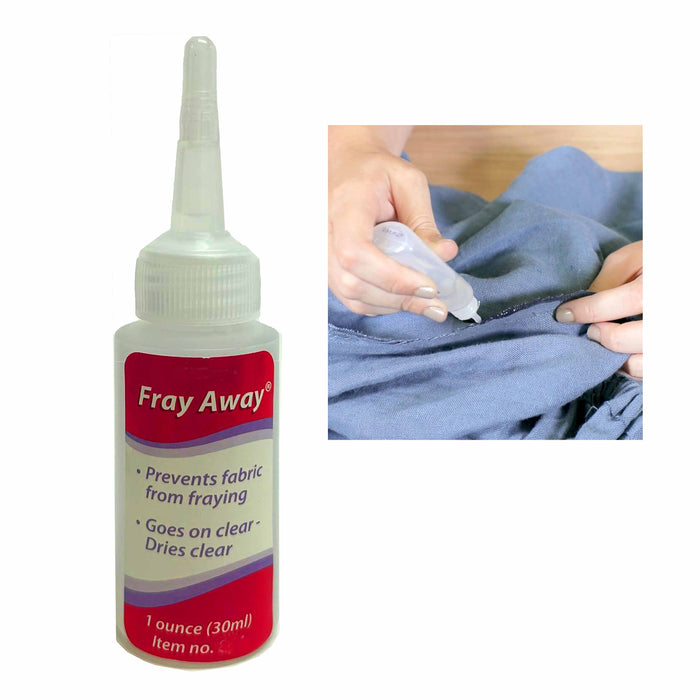 1 Fray Away Liquid Seam Sealant Fabric Glue Stop Fiber Fraying Adhesive Sealer
