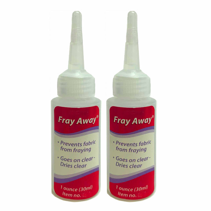 2 Liquid Seam Sealant Fray Away Fabric Glue Sealer Fiber Fraying Adhesive Sewing