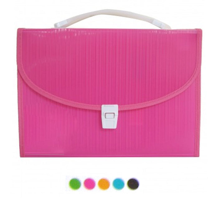 1 Large 13 Pocket Expanding File Folder Paper Organizer Accordion Holder Case