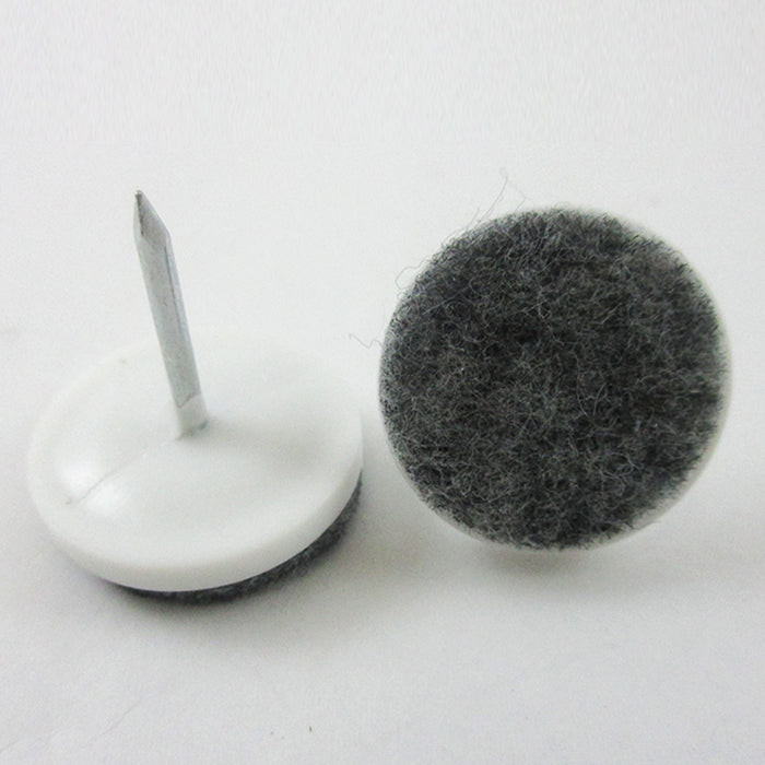 48 Nail on Felt Pads 0.66" Furniture Chair Hardwood Floors Protector Leg Sliders