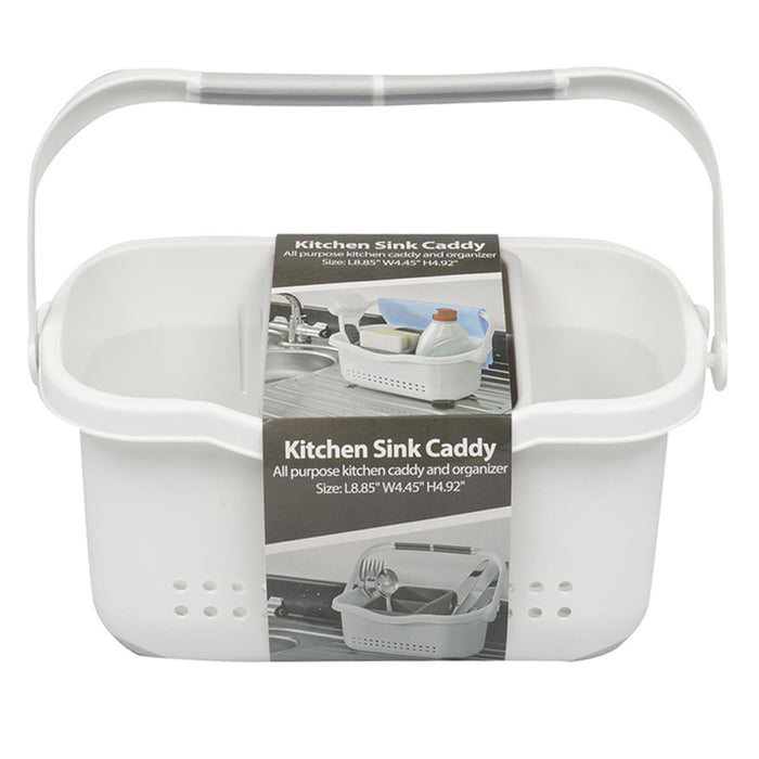 1 Kitchen Sink Caddy Sponge Holder Storage Organizer Soap Drainer Rack Strainer