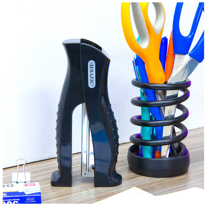 1 BAZIC Stand Up Stapler 500ct Refill Staples Handheld Office Desktop Standard