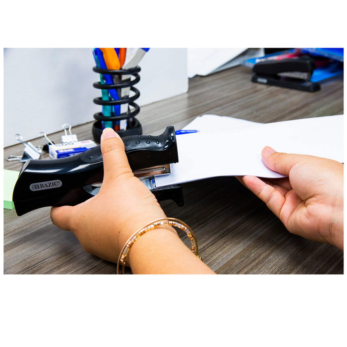 1 BAZIC Stand Up Stapler 500ct Refill Staples Handheld Office Desktop Standard