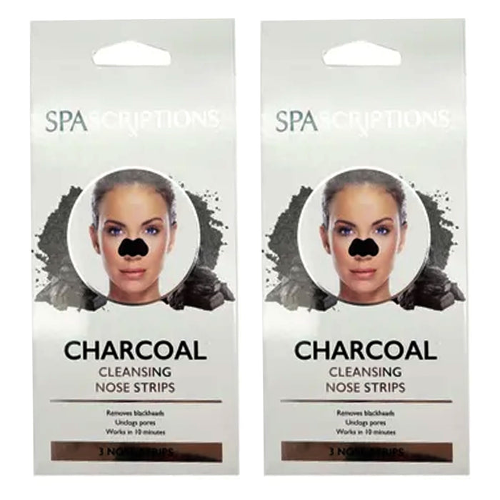 6 Pc Charcoal Deep Cleansing Nose Pore Strips Removes Blackheads Face Peel Acne