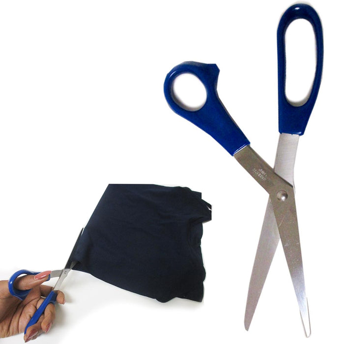 2 Scissors Stainless Steel Blades Comfort Grip Cut Fabric Cutter Sharp Crafts