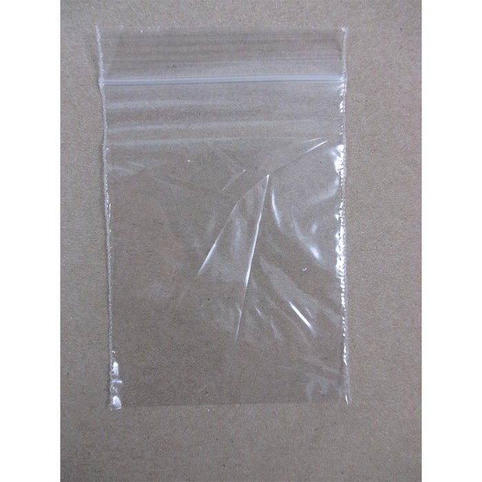 Small Clear Poly Zipper Bags Reclosable Ziplock Storage Plastic