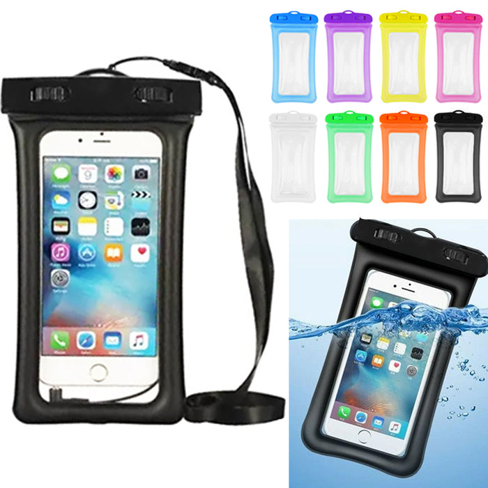 4 Pc Universal Waterproof Floating Swim Surf Cell Phone Pouch Dry Bag Case Cover