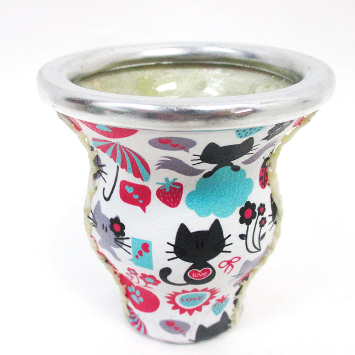 Argentina Mate Gourd Tea Glass Cup Thick Bombilla Straw Diet Drink Kit Set 32364