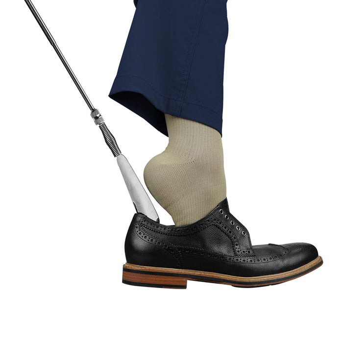 3-in-1 Telescopic 25" Multi Back Scratcher Shoe Horn Magnetic Pick Up Tool Set