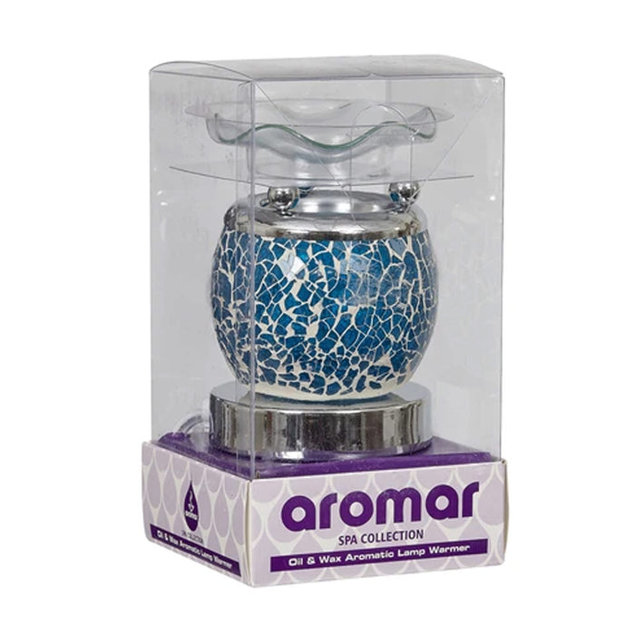 Touch Electric Wax Melt Warmer Dimmable Oil Burn Fragrance Candle Mosaic Glass