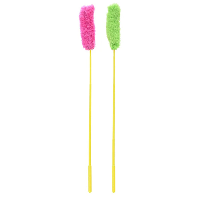 2 Pc Cat Toy Teaser Wand Catcher Stick Exerciser Interactive Toy Pet Play Kitten