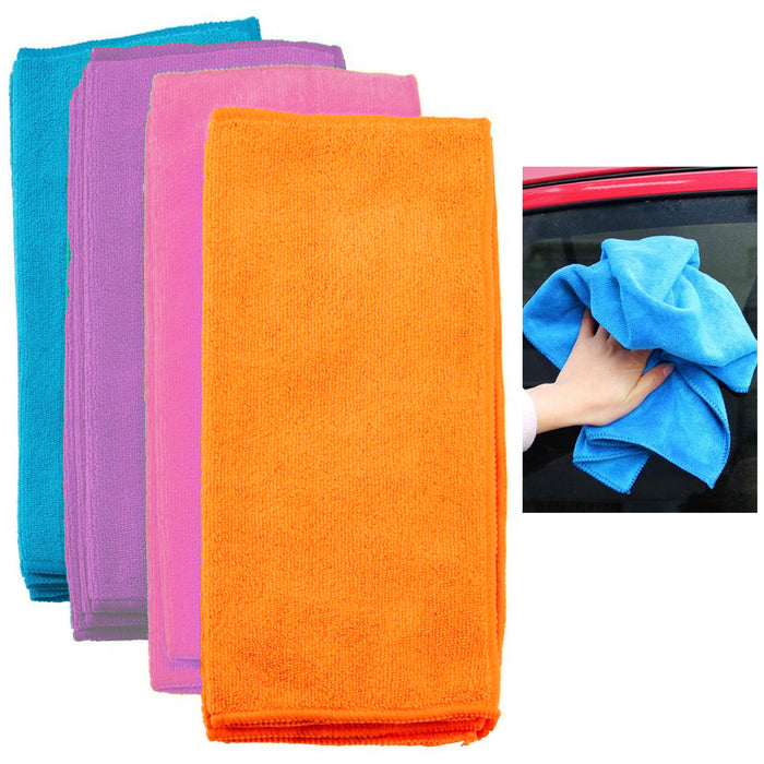 AllTopBargains 6 PC Professional Microfiber Car Wash Drying Towels Large Cleaning Cloth Detail