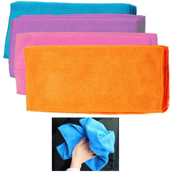 6 Pc Professional Microfiber Car Wash Drying Towels Large Cleaning Cloth Detail