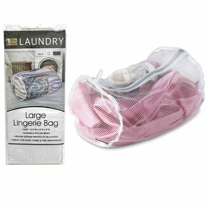 Zipped Laundry Bag Washing Machine Mesh Net Bra Sock Lingerie