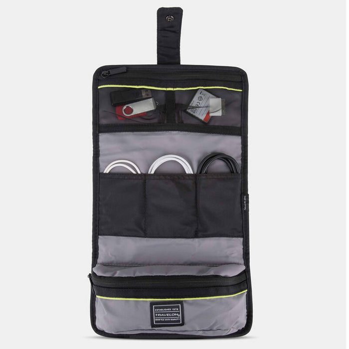 2 Travelon Portable Electronic Organizer Tech Travel Cable Storage Bag Cord Case
