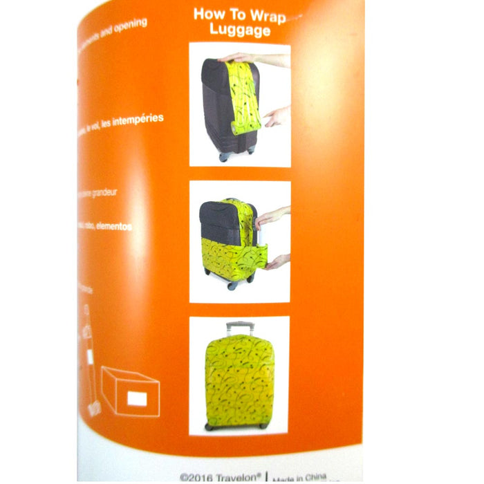 Travelon Luggage Plastic Stretch Wrap Protective Bag Cover Travel Suitcase New !