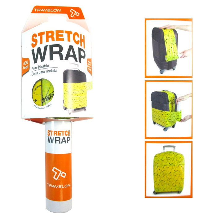 Travelon Luggage Plastic Stretch Wrap Protective Bag Cover Travel Suitcase New !